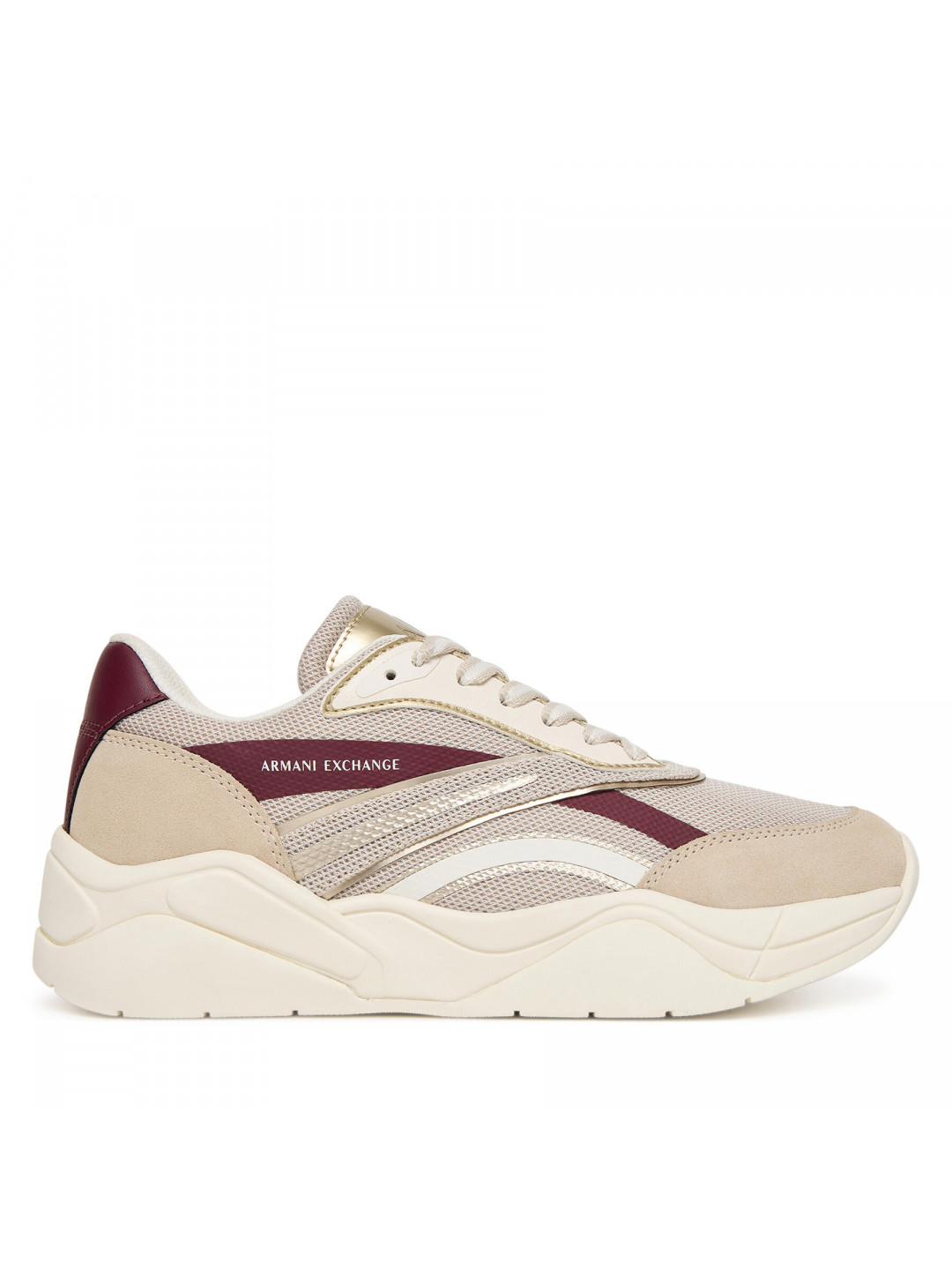 Sneakersy Armani Exchange XW001618 AF17444 MZ288 Béžová